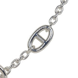 Hermes Farandole Rope Necklace 80cm Sterling Silver Hardware