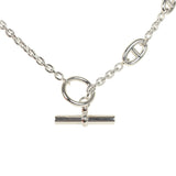 Hermes Farandole Rope Necklace 80cm Sterling Silver Hardware