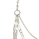 Hermes Chain D'ancre Punk Long Double Necklace Sterling Silver