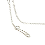 Hermes Chain D'ancre Punk Long Double Necklace Sterling Silver