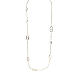 Hermes Farandole Rope Necklace 80cm Sterling Silver Hardware