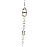 Hermes Farandole Rope Necklace 80cm Sterling Silver Hardware