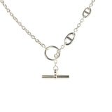 Hermes Farandole Rope Necklace 80cm Sterling Silver Hardware