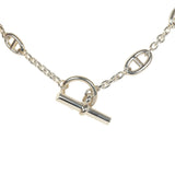 Hermes Farandole Rope Necklace 120cm Sterling Silver Hardware
