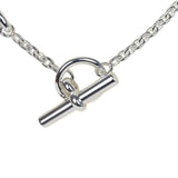 Hermes Farandole Rope Necklace 160cm Sterling Silver Hardware