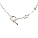 Hermes Farandole Rope Necklace 160cm Sterling Silver Hardware