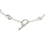 Hermes Farandole Rope Necklace 120cm Sterling Silver Hardware