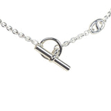 Hermes Farandole Rope Necklace 80cm Sterling Silver Hardware