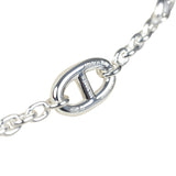 Hermes Farandole Rope Necklace 80cm Sterling Silver Hardware