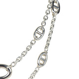 Hermes Farandole Rope Necklace 80cm Sterling Silver Hardware