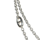 Hermes Farandole Rope Necklace 80cm Sterling Silver Hardware