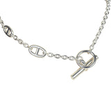 Hermes Farandole Rope Necklace 80cm Sterling Silver Hardware