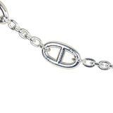 Hermes Farandole Rope Necklace 80cm Sterling Silver Hardware