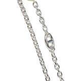 Hermes Farandole Rope Necklace 120cm Sterling Silver Hardware