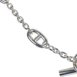 Hermes Farandole Rope Necklace 160cm Sterling Silver Hardware