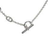 Hermes Farandole Rope Necklace 80cm Sterling Silver Hardware