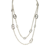 Hermes Farandole Rope Necklace 120cm Sterling Silver Hardware - Thumbnail View 1
