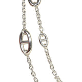 Hermes Farandole Rope Necklace 120cm Sterling Silver Hardware - Thumbnail View 3