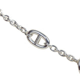 Hermes Farandole Rope Necklace 160cm Sterling Silver Hardware