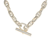 Hermes Chaine D'Ancre Necklace GM Sterling Silver Hardware