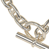 Hermes Chaine D'Ancre Necklace GM Sterling Silver Hardware
