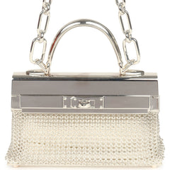 Hermes Kellymorphose Kelly Sac Bijou Chaine Sterling Silver Hardware