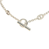 Pre-owned Hermes Farandole Rope Necklace 120 cm Sterling Silver Hardware - Thumbnail View 3