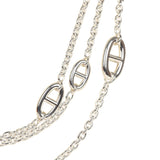 Hermes Farandole Rope Necklace 160cm Sterling Silver - Thumbnail View 3