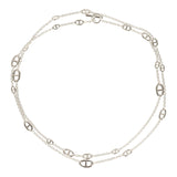 Hermes Farandole Rope Necklace 160cm Sterling Silver - Thumbnail View 6