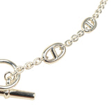 Hermes Farandole Rope Necklace 120cm Sterling Silver Hardware - Thumbnail View 5