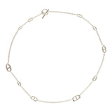 Hermes Farandole Rope Necklace 80cm Sterling Silver Hardware - Thumbnail View 1
