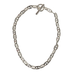 Hermes Chaine D'Ancre Necklace GM Sterling Silver