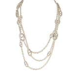Hermes Farandole Rope Necklace 160cm Sterling Silver - Thumbnail View 1