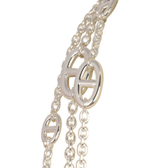 Hermes Farandole Rope Necklace 160cm Sterling Silver