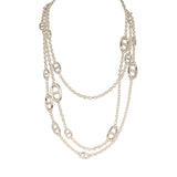 Hermes Farandole Rope Necklace 160cm Sterling Silver - Thumbnail View 1