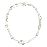 Hermes Farandole Rope Necklace 160cm Sterling Silver - Thumbnail View 6