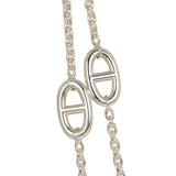 Hermes Farandole Rope Necklace 120cm Sterling Silver Hardware - Thumbnail View 2