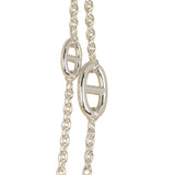 Hermes Farandole Rope Necklace 120cm Sterling Silver Hardware - Thumbnail View 3