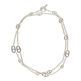 Hermes Farandole Rope Necklace 120cm Sterling Silver Hardware - Thumbnail View 6