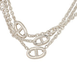 Hermes Farandole Rope Necklace 120cm Sterling Silver Hardware - Thumbnail View 3