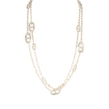 Hermes Farandole Rope Necklace 120cm Sterling Silver Hardware - Thumbnail View 1