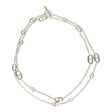 Hermes Farandole Rope Necklace 120cm Sterling Silver Hardware - Thumbnail View 6
