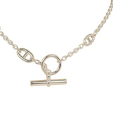 Hermes Farandole Rope Necklace 120cm Sterling Silver Hardware - Thumbnail View 4