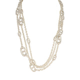Hermes Farandole Rope Necklace 160cm Sterling Silver Hardware - Thumbnail View 1