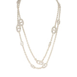 Hermes Farandole Rope Necklace 120cm Sterling Silver Hardware - Thumbnail View 1