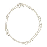 Hermes Farandole Rope Necklace 120cm Sterling Silver Hardware - Thumbnail View 2