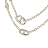 Hermes Farandole Rope Necklace 80cm Sterling Silver Hardware - Thumbnail View 4
