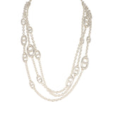 Hermes Farandole Rope Necklace 160cm Sterling Silver Hardware - Thumbnail View 1