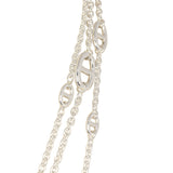 Hermes Farandole Rope Necklace 160cm Sterling Silver Hardware - Thumbnail View 4