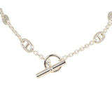 Hermes Farandole Rope Necklace 160cm Sterling Silver Hardware - Thumbnail View 5